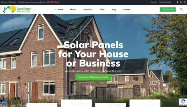 Green Energy Renewables website screenshot